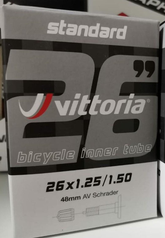 Vittoria Inner Tube 26x1.25/1.50 AV 48mm Schrader