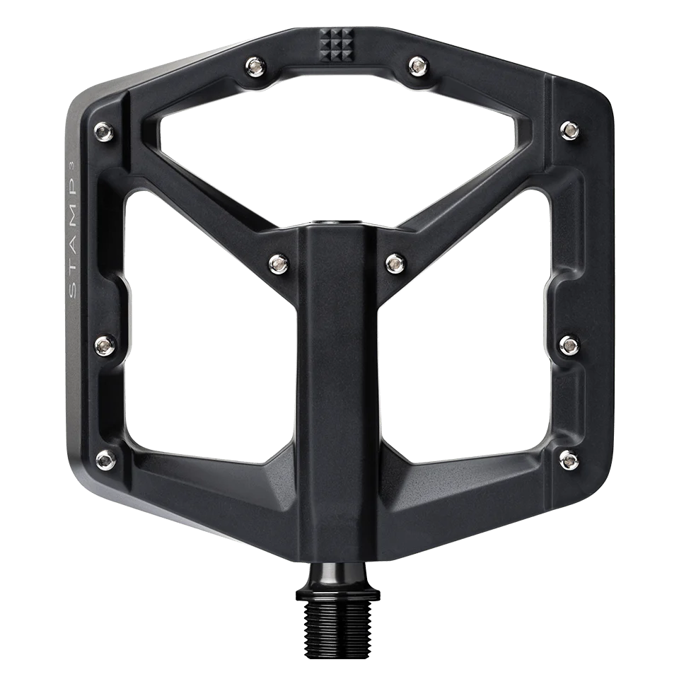 CrankBrothers Stamp 3 V2 Pedals Flat Large Black