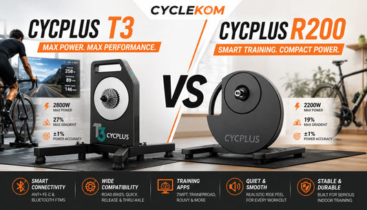 CYCPLUS T3 vs R200: Which Smart Indoor Trainer Is Better for Your Bike?