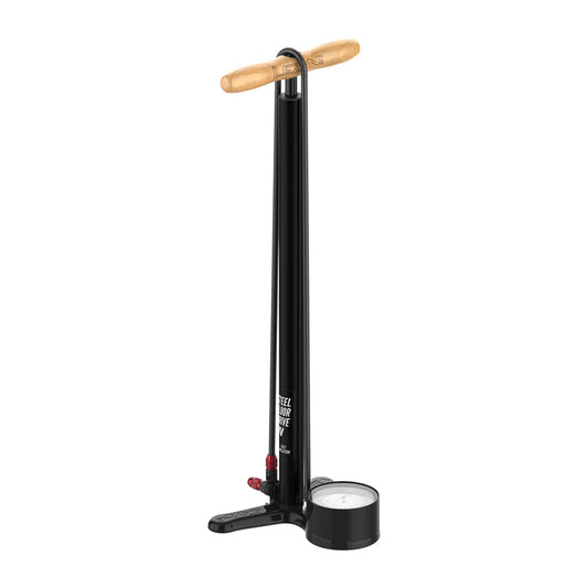 Lezyne Steel HV Floor Drive 3.5 Floor  Pump Flat Black