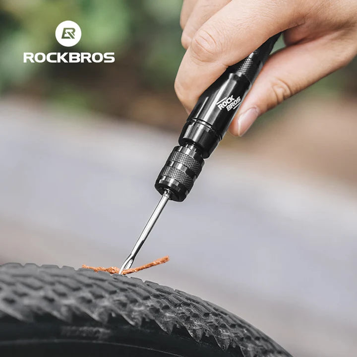 ROCKBROS Vacuum Aluminum Alloy Tire Repair Tool Compact Portable
