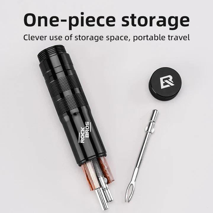 ROCKBROS Vacuum Aluminum Alloy Tire Repair Tool Compact Portable