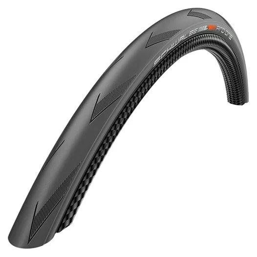 Tire Schwalbe Pro One Evo super race V-Guard Addix Race Foldable Black Black Skin 700x28C