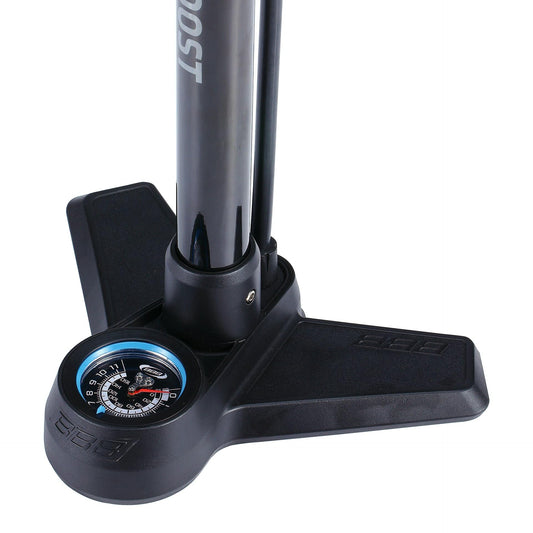 BBB BFP-21 Floor Pump AirBoost Steel Grey