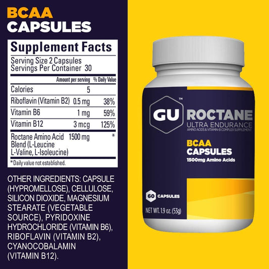 GU BCAA Capsules 60pcs Bottle