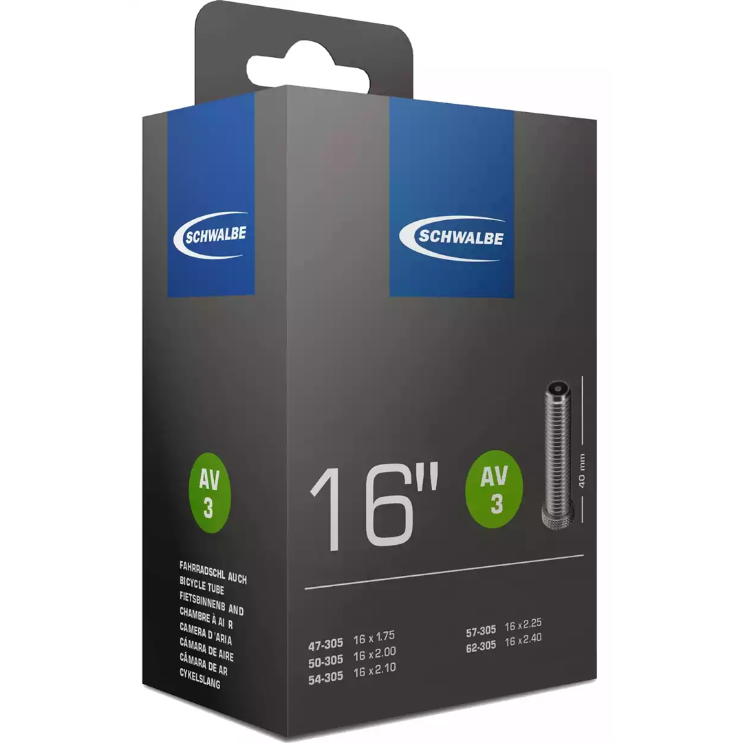 Schwalbe Inner Tube 16x1.75-2.4c 40mm Schrader