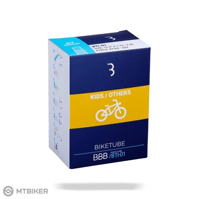 BBB BTI-01 Inner Tube 12x1.75/2.15 Schrader