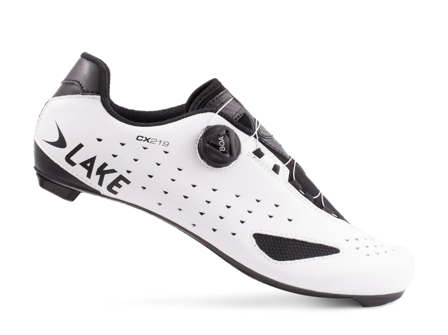 Lake CX-219 Road Shoes White/Black