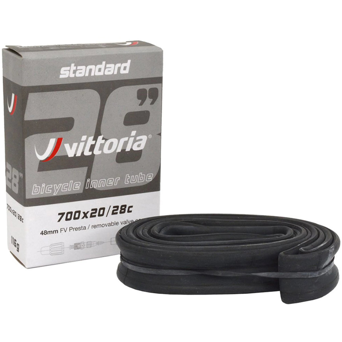 Vittoria inner tube 700x28/42c AV PRESTA RVC 48mm