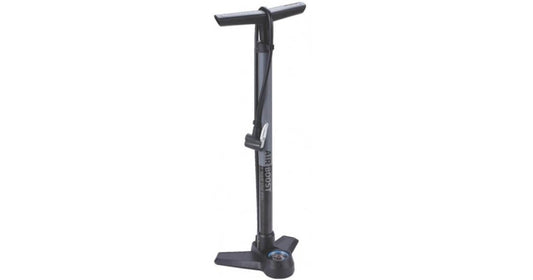 BBB BFP-21 Floor Pump AirBoost Steel Grey