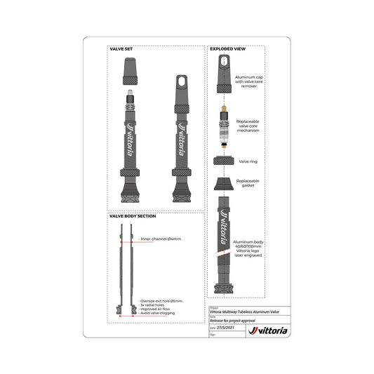 Vittoria Multiway Tubeless Valves