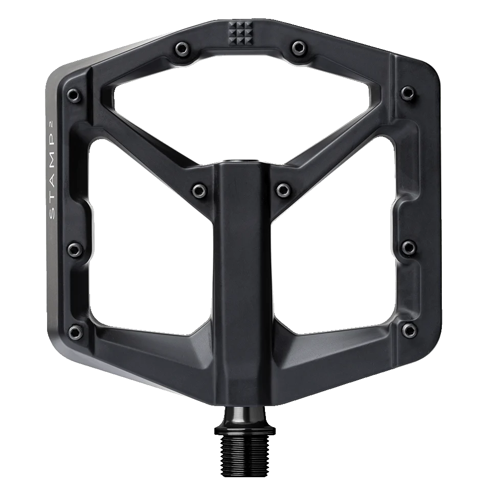 CrankBrothers Stamp 2 V2 Pedals Flat Large Black